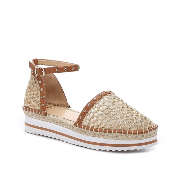 Jennifer Lopez | Shoes | Jl Jennifer Lopez Lisly Platform Slip On  Espadrille Wedge Sandals Size 75 | Poshmark